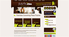 Desktop Screenshot of parkidea.pl